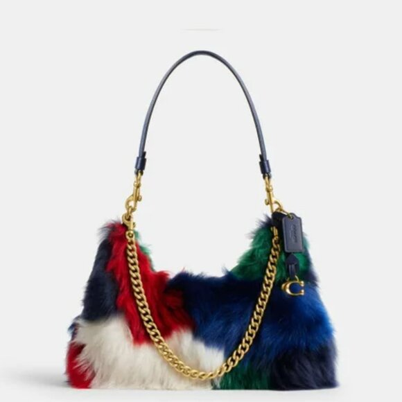 Coach Juliet Shoulder Bag  With Patchwork Multi Color - Picture 1 of 4